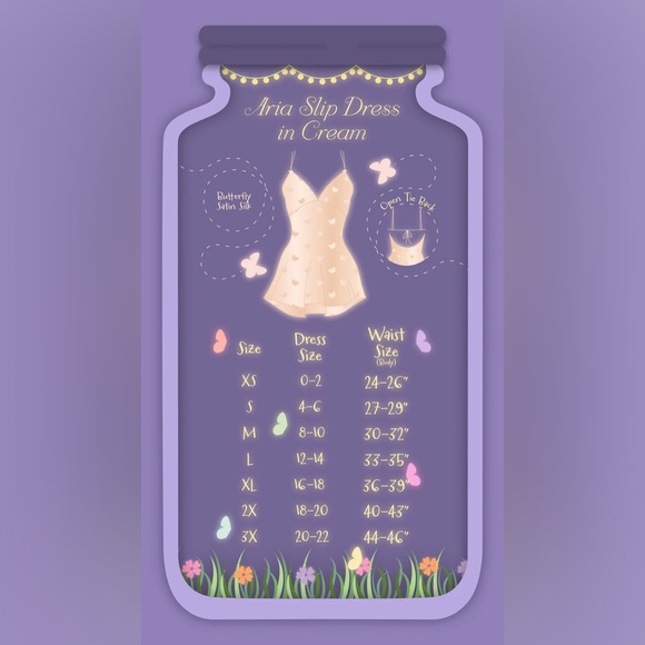 Aria Slip dress in cream - Picture 4 of 5